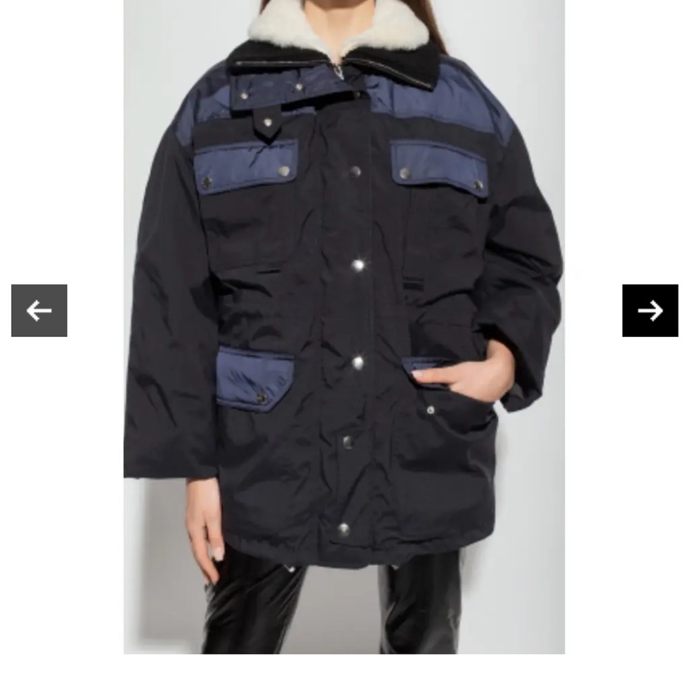 Isabel Marant Black and Navy Ski Jacket